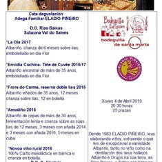 ACTIVIDADES CULTURAIS BODEGUILLA ELADIO PIÑEIRO