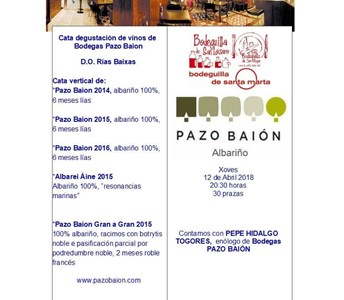 CATA BODEGAS PAZO BAION