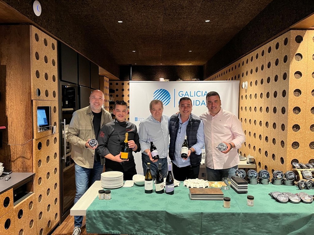 Conservas da ría acompañadas de viños galegos e un francés 