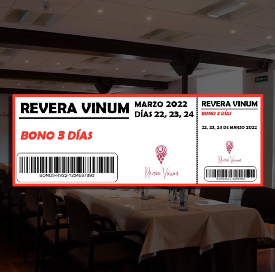 VENDA DE ENTRADAS | REVERA VINUM 2022 - Imagen 3