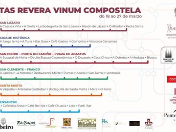 Compostela acolle do 22 ao 24 de marzo o I Encontro do Viño Galego