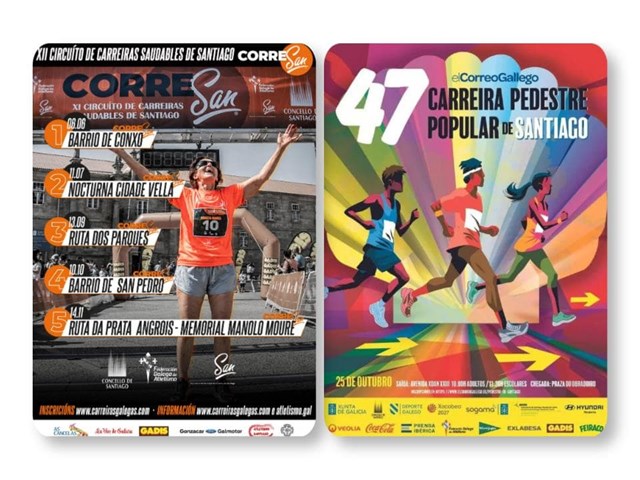 Outubro en Compostela: un mes para correr nos barrios e recuperar forzas na mesa